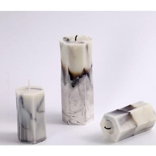 Geometric Mold Silicone Cylinder Aromatherapy Candle Mould for Candle Making Supplies