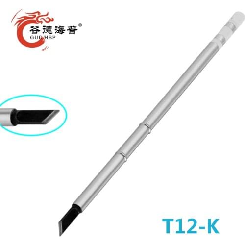 Gudhep High Grade Black T12-K Lead free T12 Black Soldering Iron Tips Welding Tips for FX951 FX950 Soldering rework Station