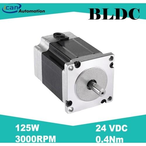 ICAN 125Watt Brushless Dc 24volt 40Ncm 3000RPM 57BLF-1230NBB High Torque BLDC