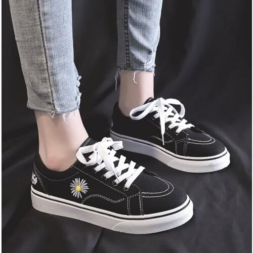 Women Sneakers Canvas Casual Shoes Woman Skateboarding Comfortable Breathable Denim Platform Sneakers Ladies Vulcanize Shoes