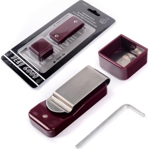 CUESOUL Billiards Magnetic Pool Cue Chalk Holder for Billiard Belt Clip