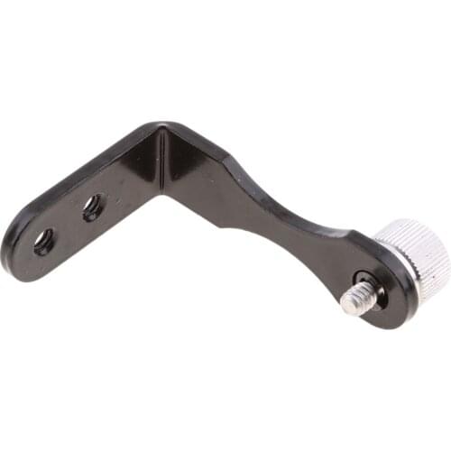 Metal Black DSLR/SLR Camera/Telescope Holder Tripod Adapter Mount L-shape Fixed Bracket - Eliminate Image-shake In Binoculars