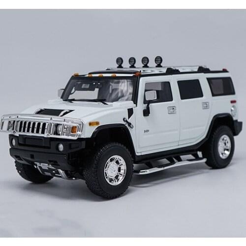 1/18 alloy casting car model highway61 original factory Hummer H2 SUV collection decoration holiday gift