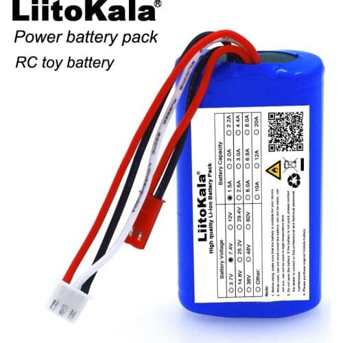 7.2 V / 8.4 V / 7.4 V 1500 mAh model aircraft Helicopter high-discharge 10-15 type C power 18650 lithium batteries + free shippi