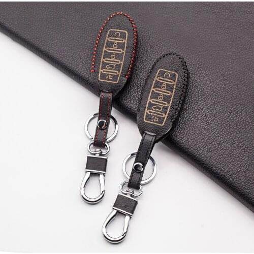Soft Texture 100% Leather Key Case Cover For Nissan Altima Maxima For Infiniti EX G37 FX Q60 QX50 QX70 5 Buttons Remote Fob