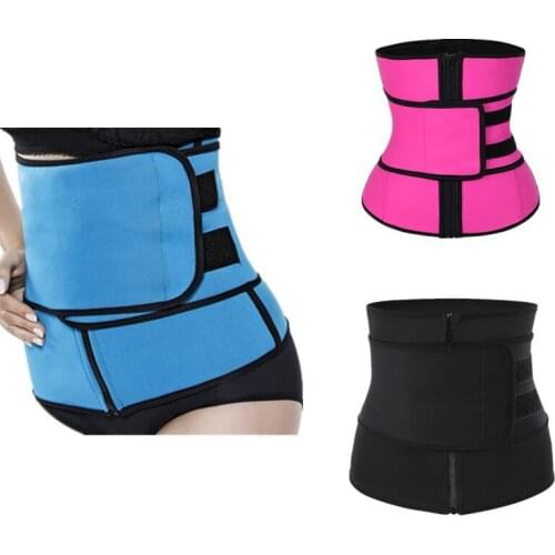 Zipper Abdomen Belt Palace Corsets Body Shaper Belt Womens Sports Fitness Stretch Plastic Belt