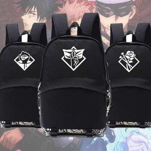 Jujutsu Kaisen backpacks Anime Concept Bags Gojo Satoru Yuji Itadori Fushiguro Megumi Backpack Cartoon backpacks