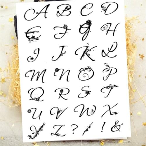 14x18CM Flowers letters Transparent Seal Clear Stamps Silicone Seal Roller Stamps DIY Scrapbook Album / Card Production