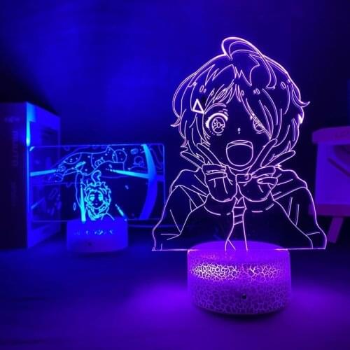 TAKARA TOMY Figure Wonder Egg Priority Led Night Light Neon Sign 3D Lamp Kids Bedroom Valentines Day Gift Decorations Ornaments