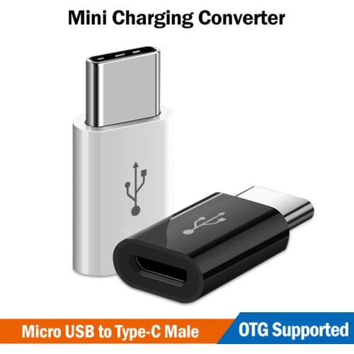 2Pcs USB Type-C to Micro Charging Adapter for Xiaomi Redmi Note 9S 8T 9T 7 8 9 10 Pro Max 5G Phone USB OTG Charger Converter