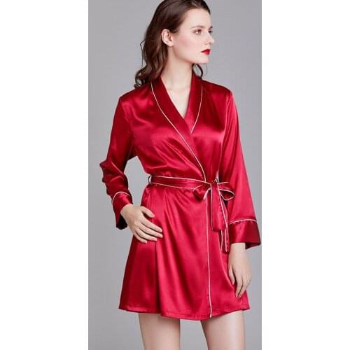 Womens Sleepwear Sexy Silk Thin Suspender Nightdress Ladies Nightgown Morning Robe Sexy Bathrobe Homewear Two-piece Lounge Sets