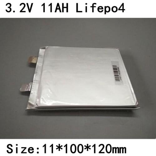 10pcs 3.2v 11Ah Lifepo4 100ah Battery Pack 30A Tabs Lugs for Battery 8s 24v 100ah Lithium Electric Bike Motor Wheelchair