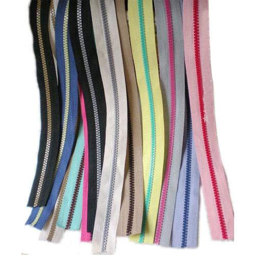 12PCS 1 Yard Nylon Zipper Without Puller 5# DIY Nylon Coil Zipper for Sewing Cushion Back Tailor Tools Clothing Accessories