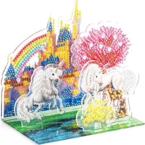 DIY 3D Special Shaped Diamond Painting cartoon 5D Three-dimensional Puzzle picture Cross Stitch Kits Crystal Home Decor