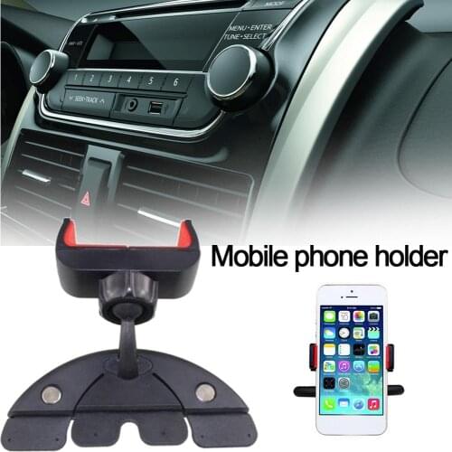 Universal Rotating CD Slot Vehicle-Mounted Phone Holder Car GPS Bracket Cell Phone Accessories Stand for IPhone MIUI for Samsung