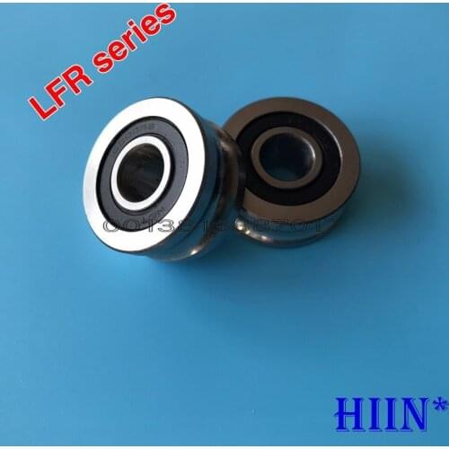 Free Shipping 10 PCS LFR5201-12 NPP Bearings 12 mm Bore x 12 mm dw U Groove Track Roller Bearings LFR5201-12NPP 2RS