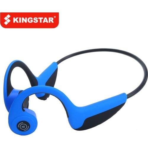 KINGSTA Wireless Bone Conduction Headphones Bluetooth 5.0 Smart Headsets Sports Earphones ear hook Handsfree Headsets with Mic