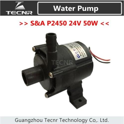 Brushless DC Pump P2450 24V voltage 50W watt 13/min 18PSI for S&A industrial Water Chiller CW5202AH