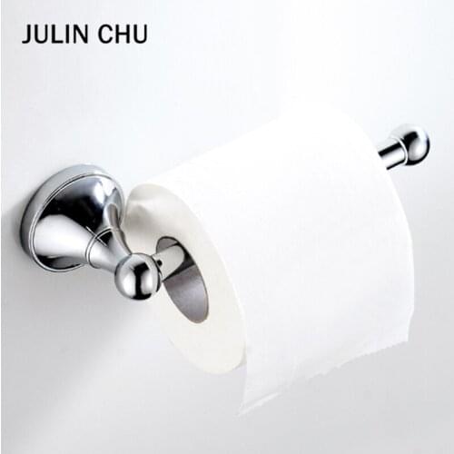 Chrome Toilet Paper Holder Sliver Brass Bathroom Lavatory Kitchen Washroom WC Paper Roll Holder Wall Mounted Tissue Hanger Shelf