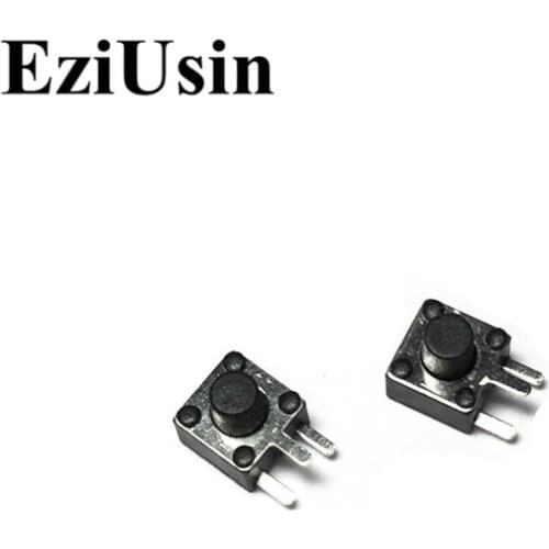 EziUsin 4.5*4.5*5 3P Flank Side Feet PCB Keyboard Touch Button Micro Switch DIP Mini Momentary For Arduino Maker Sound