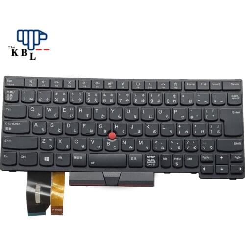 New For Lenovo Thinkpad E480 E490 R480 R490 L490 Japanese Language (Black Left&Right Key) Backlit Laptop Keyboard N20V43858 7PE