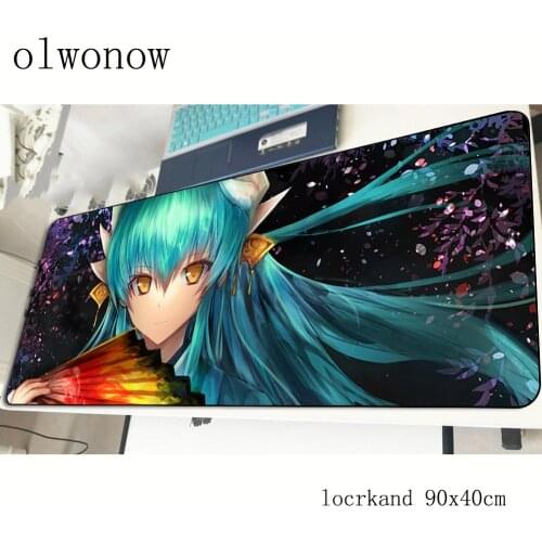 Fate mouse pad anime 900x400x2mm mousepads best gaming mousepad gamer New arrival personalized mouse pads keyboard pc pad