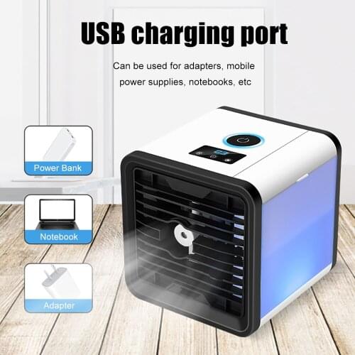 Mini Air Conditioner Air Cooler Fan USB Portable Air Conditioner Personal Space Air Cooling Refrigeration Fan