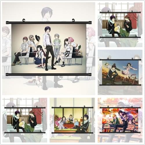 Noragami Yato Yukine Iki Hiyori Anime Manga HD Print Wall Poster Scroll