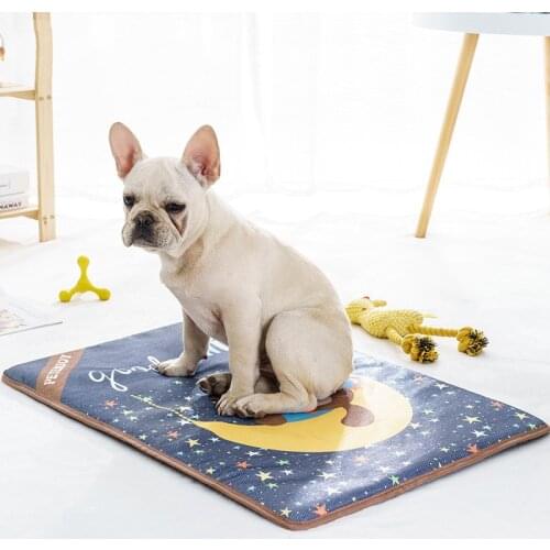 1PCS Cooling Summer Ice Mats Waterproof Reusable Pet Diaper Pad Puppy Anti-slip Pee Pad Breathable Doghouse Dog Cat Pet Supplies