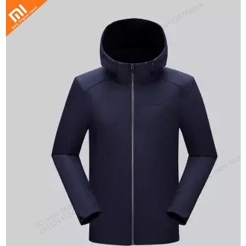Original youpin windproof warm soft shell coat couple jacket thermostat technology fleece winter coat smart warm clothing