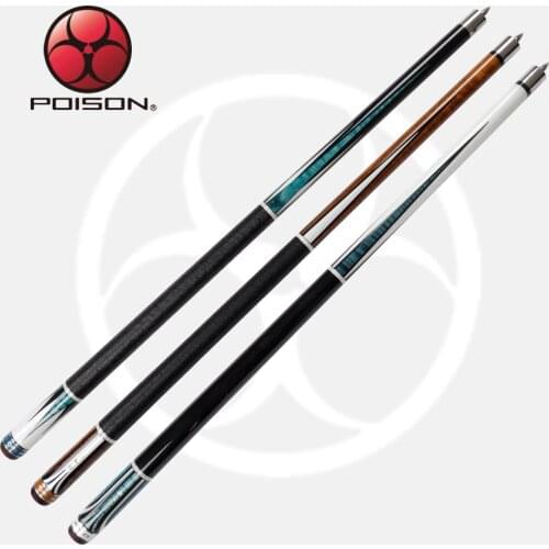 Original POISON AR Billiard Pool Cue C3 Shaft 13mm Tip Solid Wood Inlay Cue Bullet Joint Butt Professional Billar Stick Kit