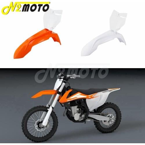 Dirt Bike Fender Enduro Front Mudguard Number Plate Name Panel For 85 125 150 200 250 300 350 450 500 SX SX-F XC XC-F EXC