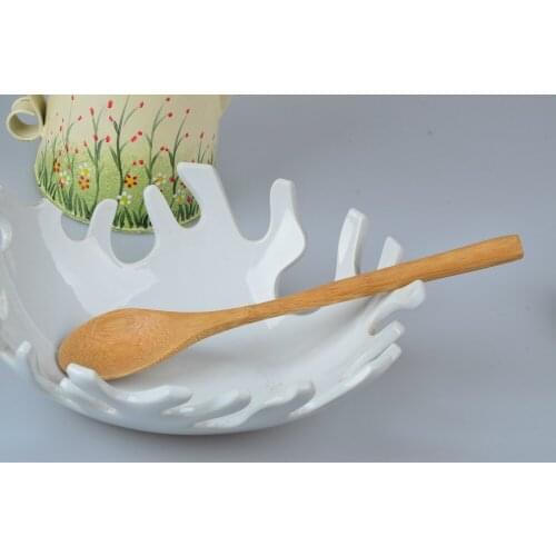 Factory direct carbonized bamboo spoon bamboo spoon straight handle all kinds of natural bamboo spoon bamboo spoon