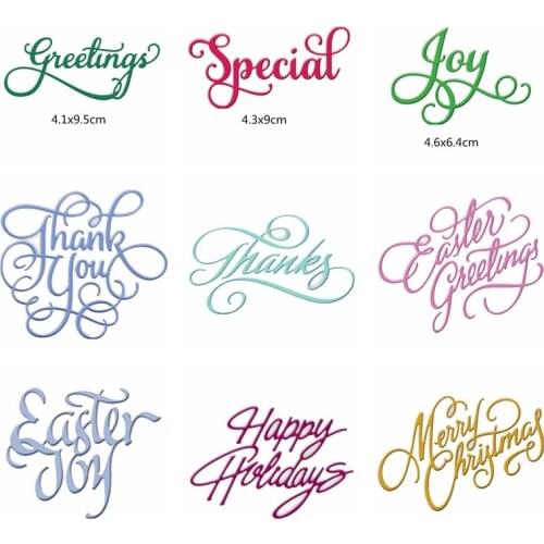 Mixed Basic Letters Metal Cutting Dies Stencils For DIY Scrapbooking Decorative Embossing Craft Die Cutting Template New 2019