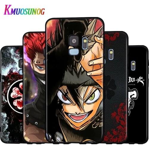 Silicone Cover Hot Black Clover Anime For Samsung Galaxy A9 A8 A7 A6 A6S A8S Plus A5 A3 Star 2018 2017 2016 Phone Case
