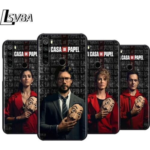 Silicone Cover Money Heist House Paper TV-Show for Xiaomi Redmi Note 9 9S Max 8T 8 7 6 5 Pro 5A 4X 4 Soft Black Cover