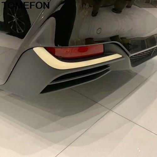TOMEFON For Toyota Avalon XX50 2019 2020 XLE Hybrid Car Back Rear Fog Light Lamp Decoration Cover Trim Exterior Accessories ABS