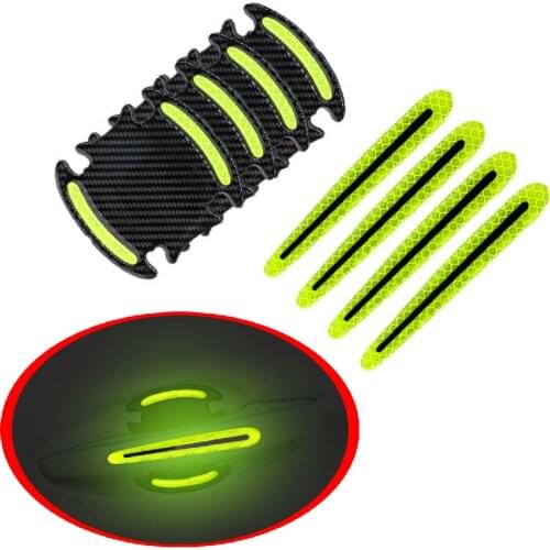 3D Car Reflective Sticker Door Bowl Anti-scratch Tape For Toyota Camry Corolla RAV4 Yaris Highlander/Land Cruiser/PRADO Vios