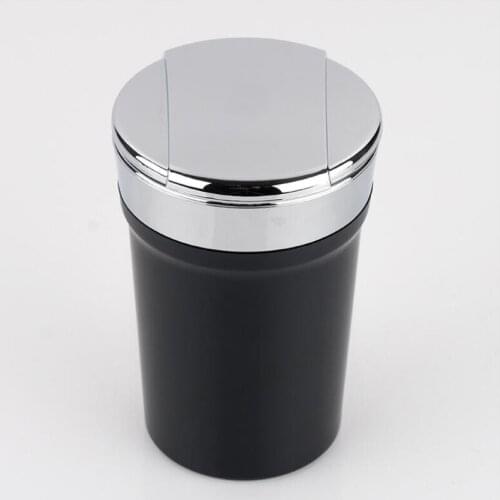 Universal Size High Quality Car Styling Solid Color Car Ashtray Ash Tray Storage Cup With LED For Most of Cars