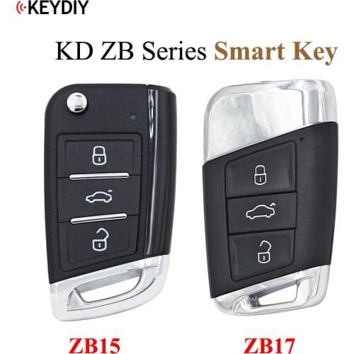 KEYDIY ZB Series Universal Smart Key ZB15 ZB17 for KD-X2 Car Key Remote Replacement Fit More than 2000 Models
