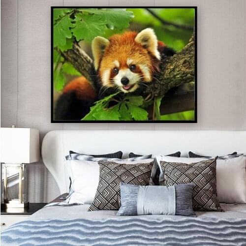 Diamond Embroidery Animal Red Panda picture of Rhinestone Mosaic 5D DIY Diamond Painting Full square/Round Handmade Decor FG1112