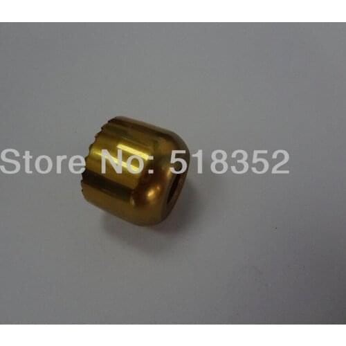 X056C075H01 Mitsubishi M009G Power Feed Contact Plating with Titanium Upper / Lower with Corner R Type for WEDM-LS Machine Parts