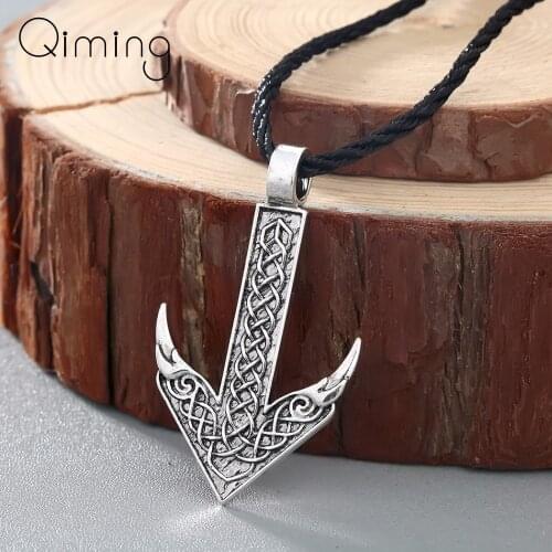2020 Slavic Wings Arrows Men Neckalce Rune Viking Amulet Pendant Nordic Talisman Women Necklace Unisex Girls