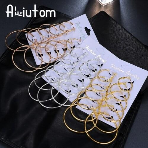 ALIUTOM Women's Gold Earrings