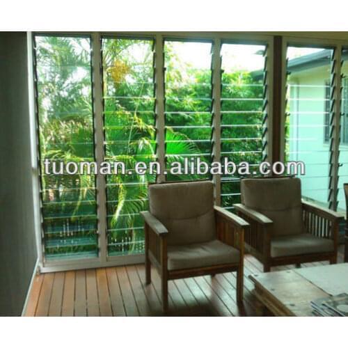 Aluminium window and door wall