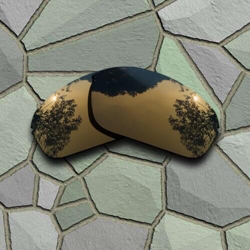 Bronze Copper Sunglasses Polarized Replacement Lenses for Oakley Half Wire 2.0