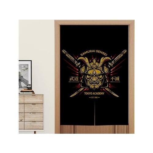 Japanese Style kitchen door curtain fabric screen bedroom restaurant toilet decorative hanging curtain