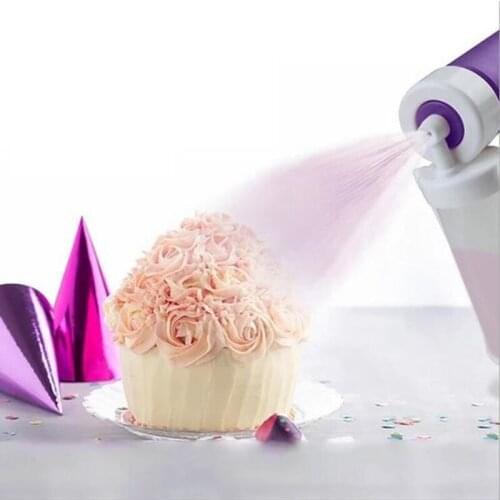 Childrens Cake Making Artifact Manual Spray Guns Cake Coloring Duster Baking Cake Spray Tube Baking Tool Home Party