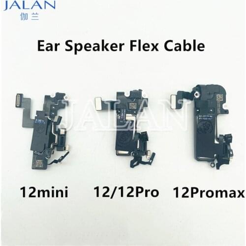 Earpiece Speaker Flex Cable For 12 mini 12 Pro Max Earpiece Speaker Flex Cable Replace Mobile Phone Repair Ear Speaker parts