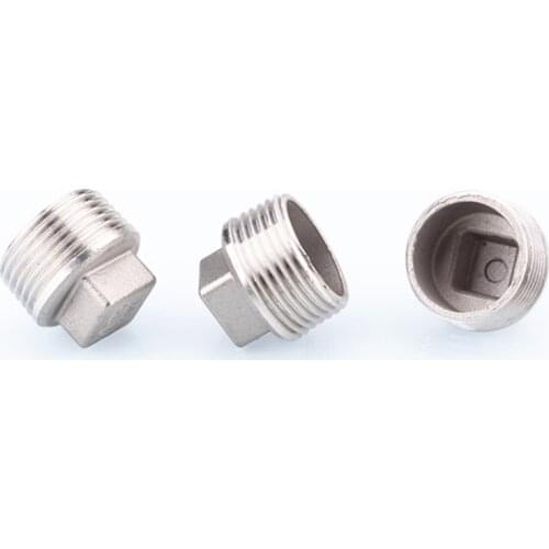 SS304 Stainless Steel Water Pipe Fittings Hex Nut // Plug 1/8" 1/4" 3/8" 1/2" 3/4" 1" 1-1/4" 1-1/2" BSP Thread